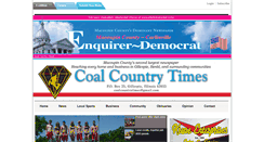 Desktop Screenshot of enquirerdemocrat.com