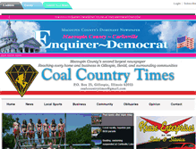 Tablet Screenshot of enquirerdemocrat.com